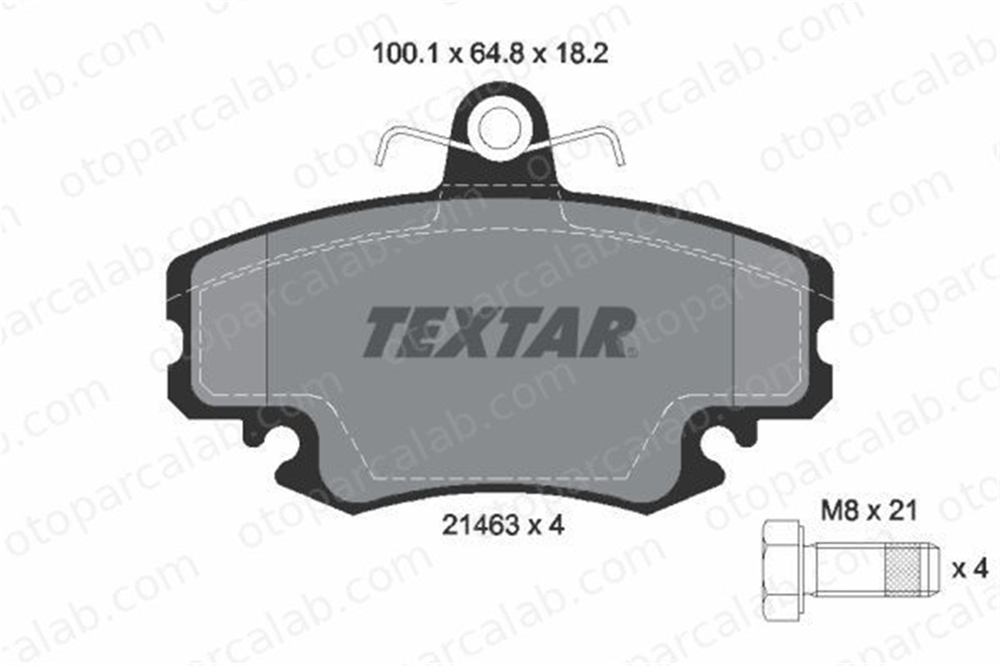TEXTAR 2146306 Fren Disk Balata Ön RENAULT CLIO II RAPID Kasa/büyük limuzin 6025071042 7701201669