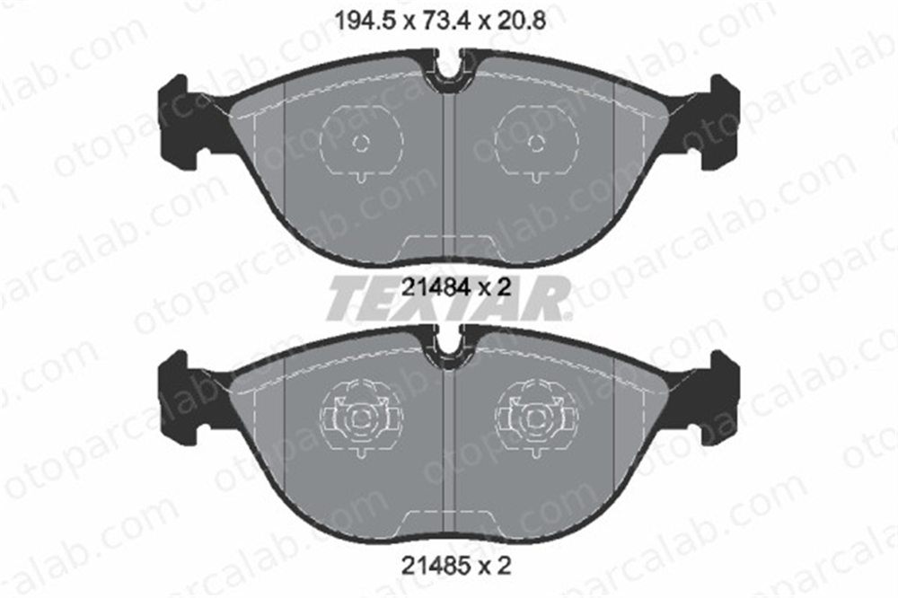 TEXTAR 2148401 Fren Disk Balata Ön MERCEDES-BENZ E-SERISI E-SERISI T-Model 34116761246 3B7698151