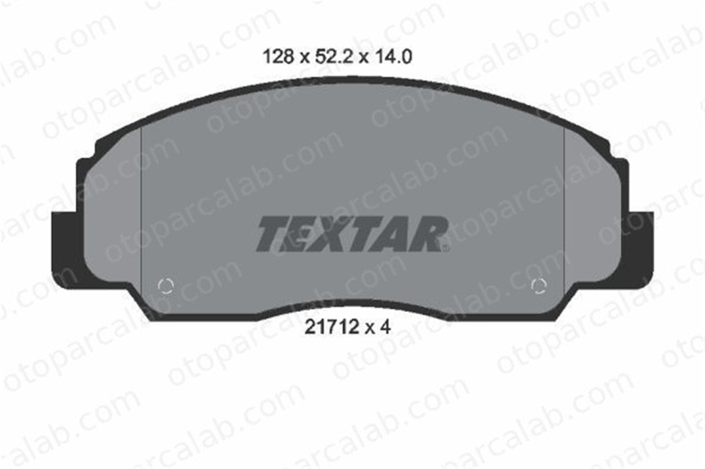 TEXTAR 2171201 Fren Disk Balata Ön DAIHATSU FEROZA Hard Top ROCKY Hard Top 2171201 449160060