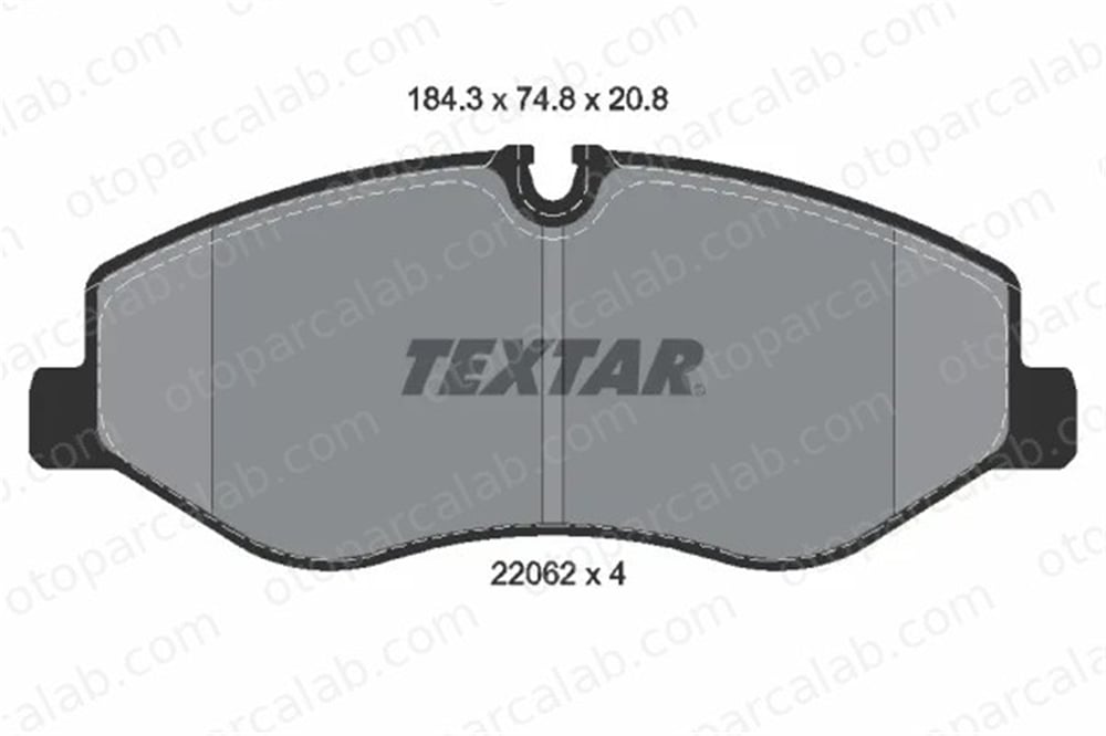 TEXTAR 2206201 Fren Disk Balata Ön MERCEDES-BENZ VITO Mixto VITO Tourer A4474210800 4474200020