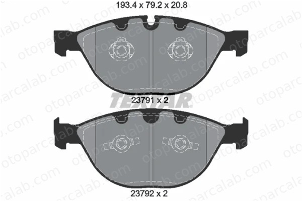 TEXTAR 2379101 Fren Disk Balata Ön BMW 5 5 Touring 34116763652 2283365