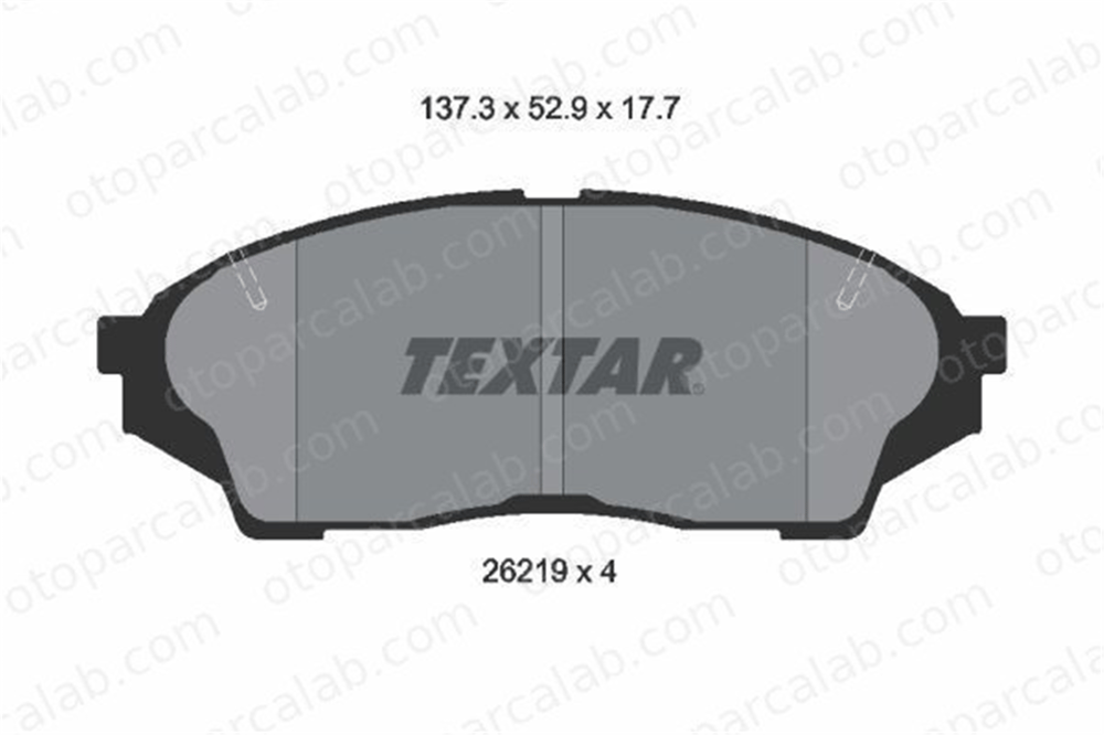 TEXTAR 2621901 Fren Disk Balata Ön TOYOTA COROLLA COROLLA Compact 2621901 446522300