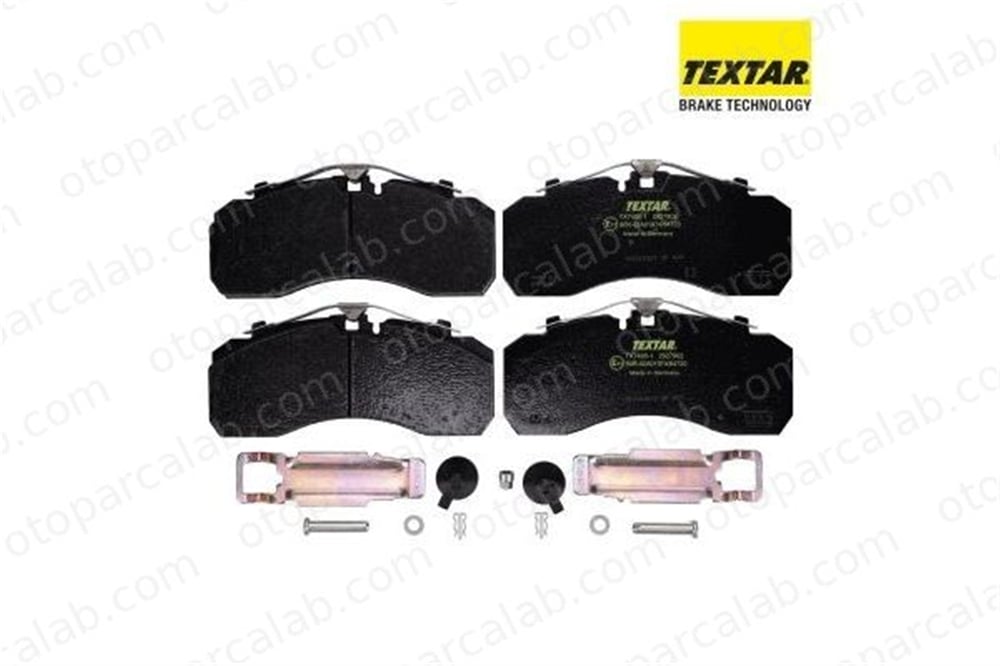 TEXTAR 2927802 Fren Disk Balata Ön MAN F90 MERCEDES-BENZ AROCS 2927802 204552