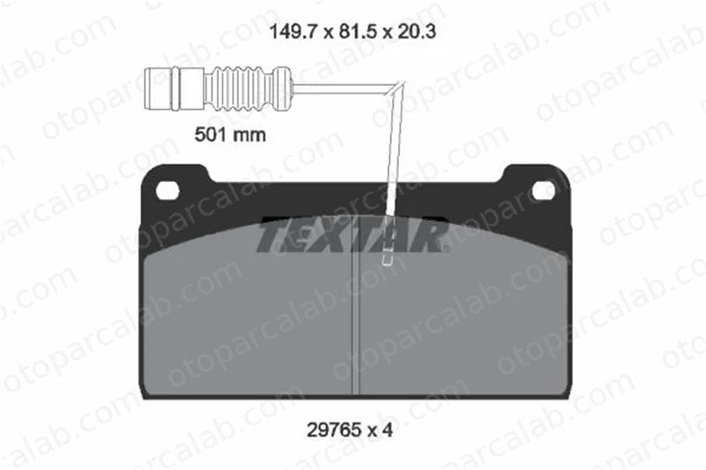 TEXTAR 2976502 Fren Disk Balata Ön MERCEDES-BENZ G-SERISI PUCH G-MODELL 2976502 14209120