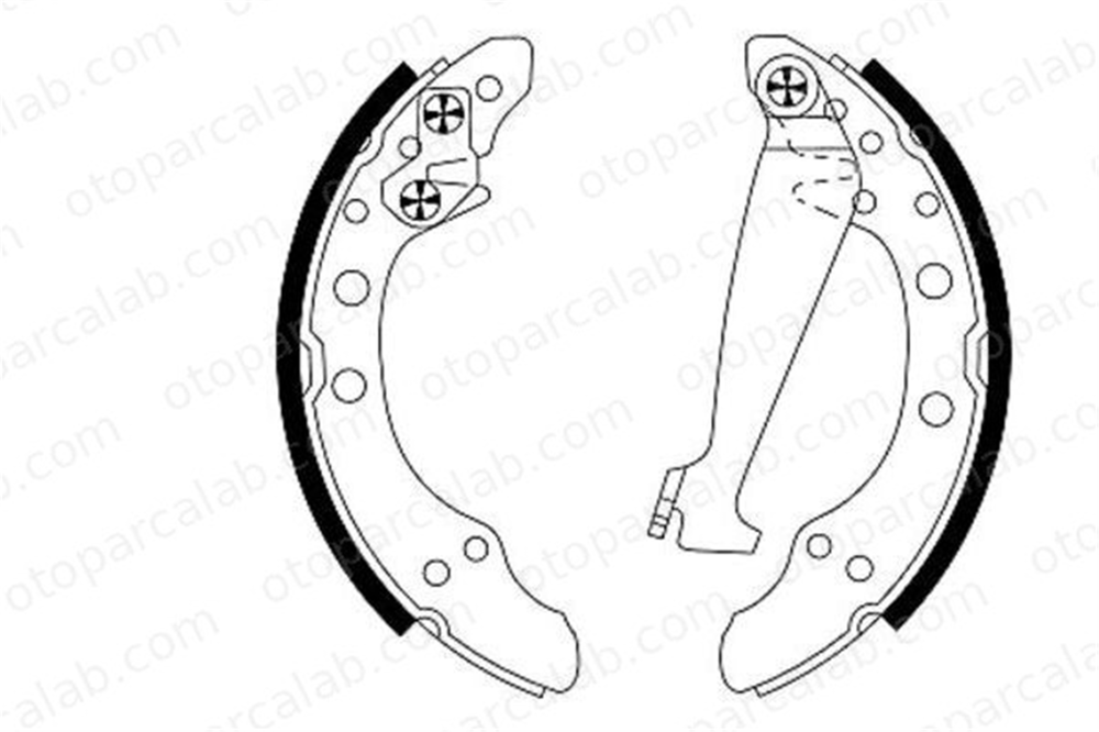 TEXTAR 91044700 Fren Pabuçlu Balata Arka SEAT CORDOBA VW POLO 1H0698525 7440071A