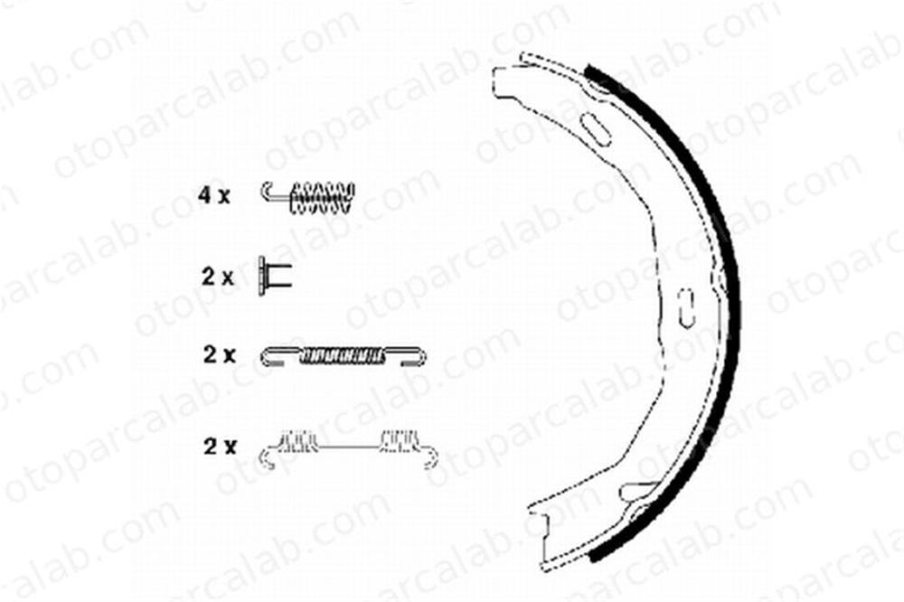 TEXTAR 91066900 El Fren Balatası MERCEDES-BENZ C-SERISI C-SERISI T-Model A0044208620 44208620