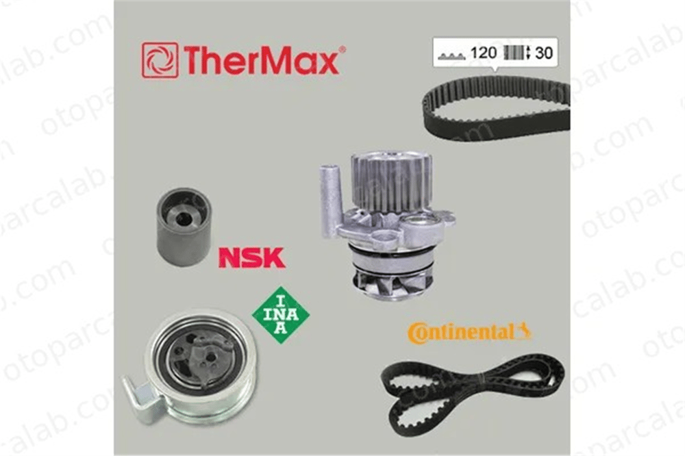 THERMAX T15.204 Triger Kayış Seti AUDI A4 B7 A4 B7 Avant 3G198119 3G198119B
