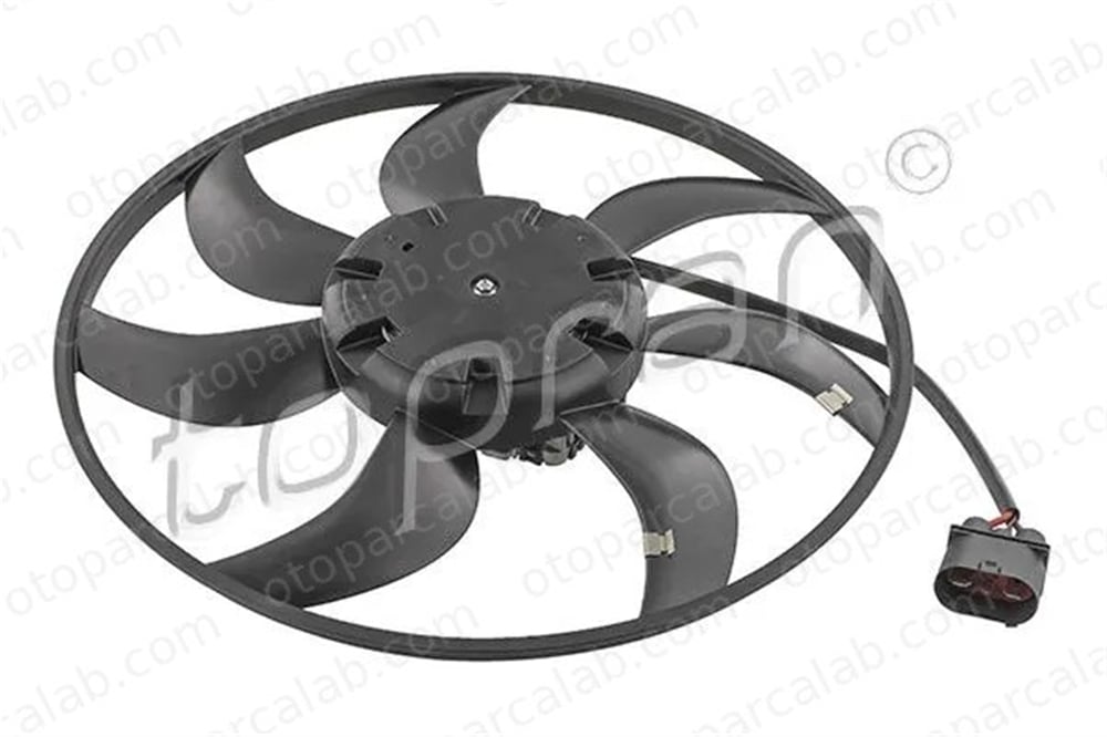 TOPRAN 117 457 Radyatör Fan ve Motoru SEAT LEON ST SKODA OCTAVIA III 5Q0959455F 5Q0121203BG