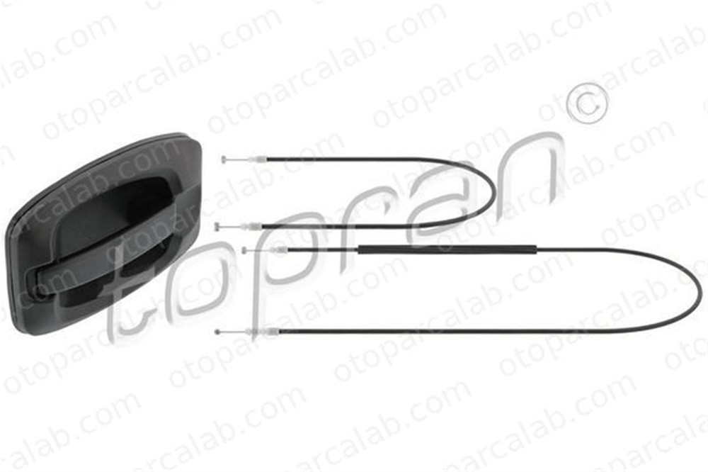 TOPRAN 724 165 Kapı Kolu Ön veya Arka Dış Sağ veya Sol CITROËN JUMPER Panelvan/Van FIAT DUCATO Panelvan/Van