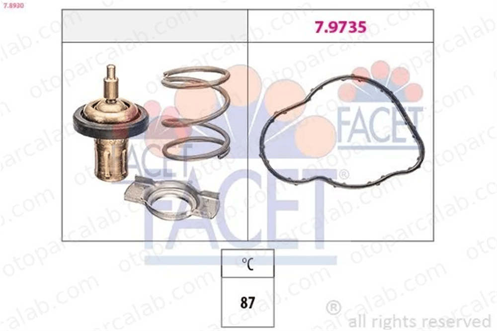 TRITON RNT0709 Termostat DACIA DUSTER NISSAN NV200 / EVALIA Minibüs/Otobüs 110608431R 110602770R
