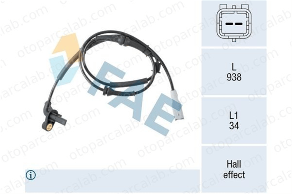 TRITON TRN0093 Abs Sensörü Arka Sol CITROËN BERLINGO / BERLINGO FIRST MPV BERLINGO / BERLINGO FIRST Kasa/büyük limuzin 4545C9 96469709