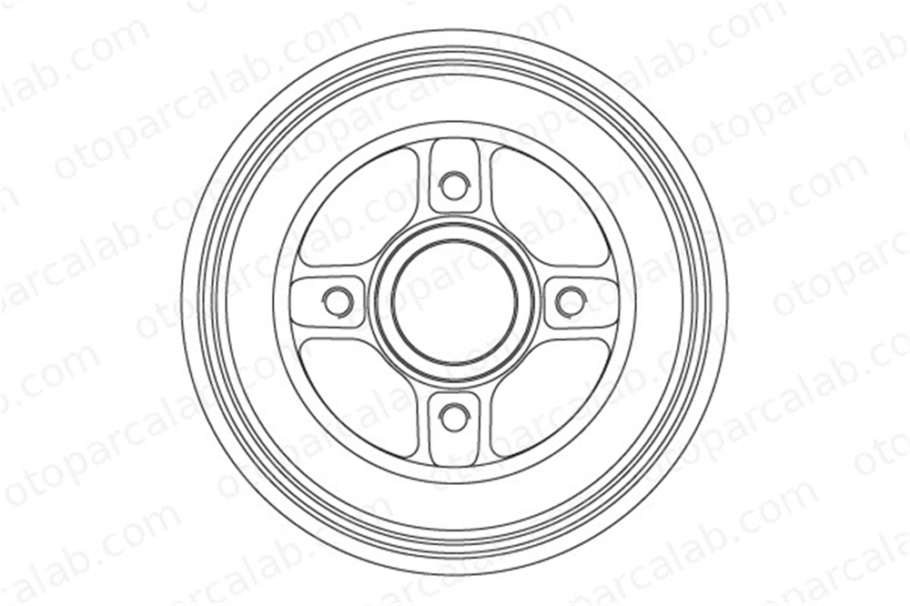 TRW DB4575B Kampana Arka Sağ veya Sol DACIA LOGAN SANDERO 432002467R 432006528R