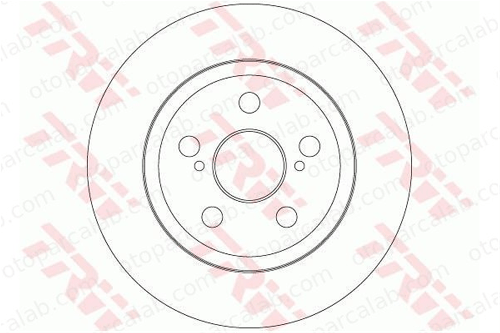 TRW DF6331 Fren Disk Ayna Arka Sağ ve Sol TOYOTA URBAN CRUISER 4243152150
