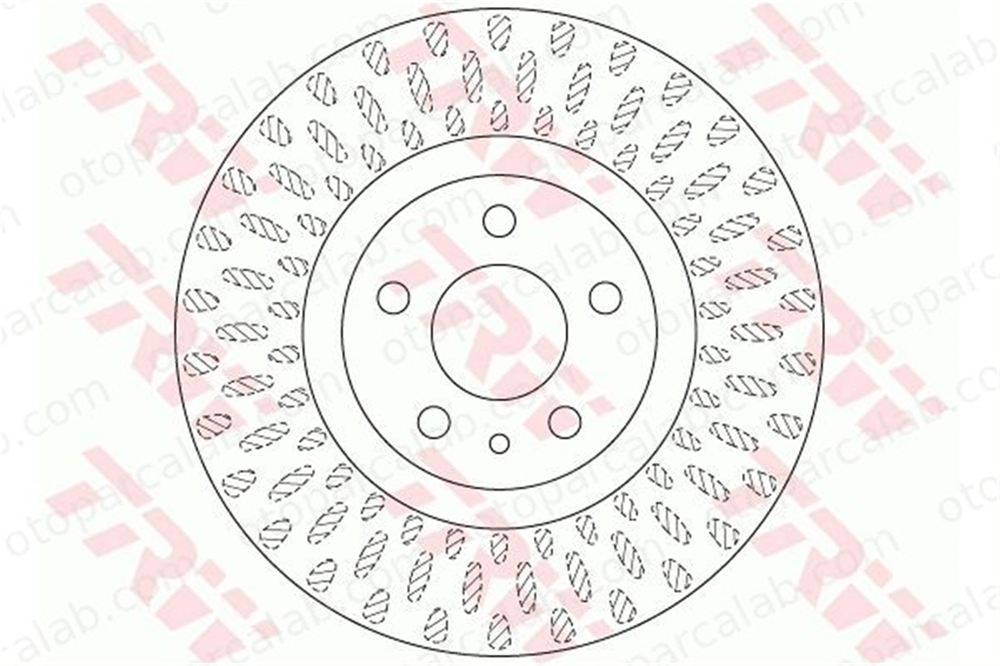 TRW DF6522 Fren Disk Ayna Ön Sağ ve Sol FIAT 500L 51937218 51884303