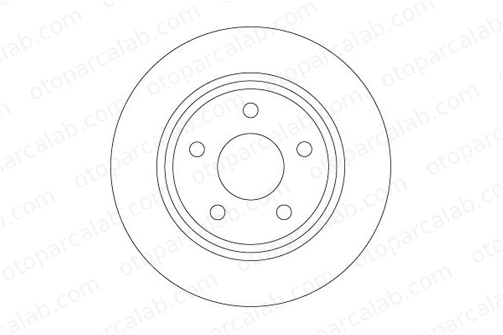 TRW DF6556 Fren Disk Ayna Arka Sağ ve Sol FORD FOCUS IV FOCUS IV Turnier JX612A315AEA 2196429