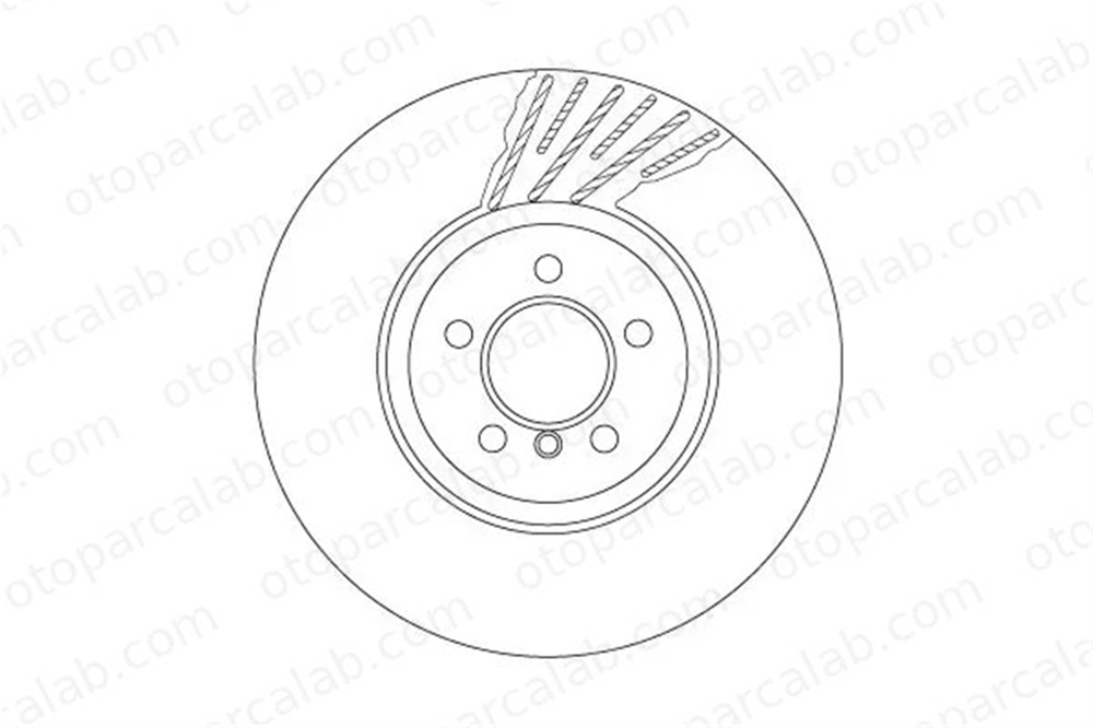 TRW DF6613S Fren Disk Ayna Ön Sol BMW 7 5 34106894383 34116785675