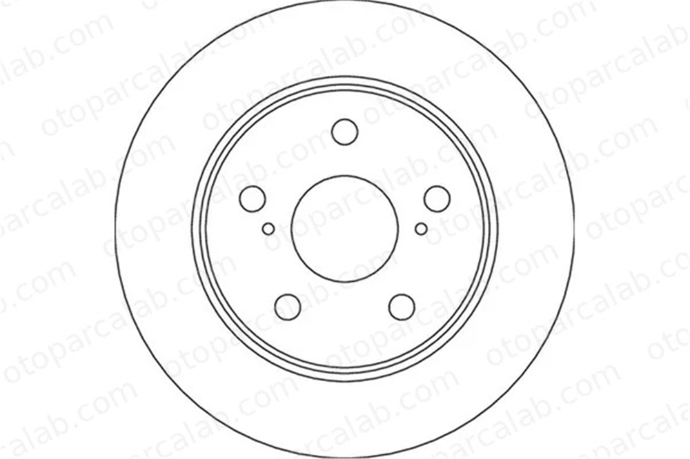 TRW DF6773 Fren Disk Ayna Arka Sağ ve Sol TOYOTA COROLLA Hatchback COROLLA Station wagon 4243102320 T424310232