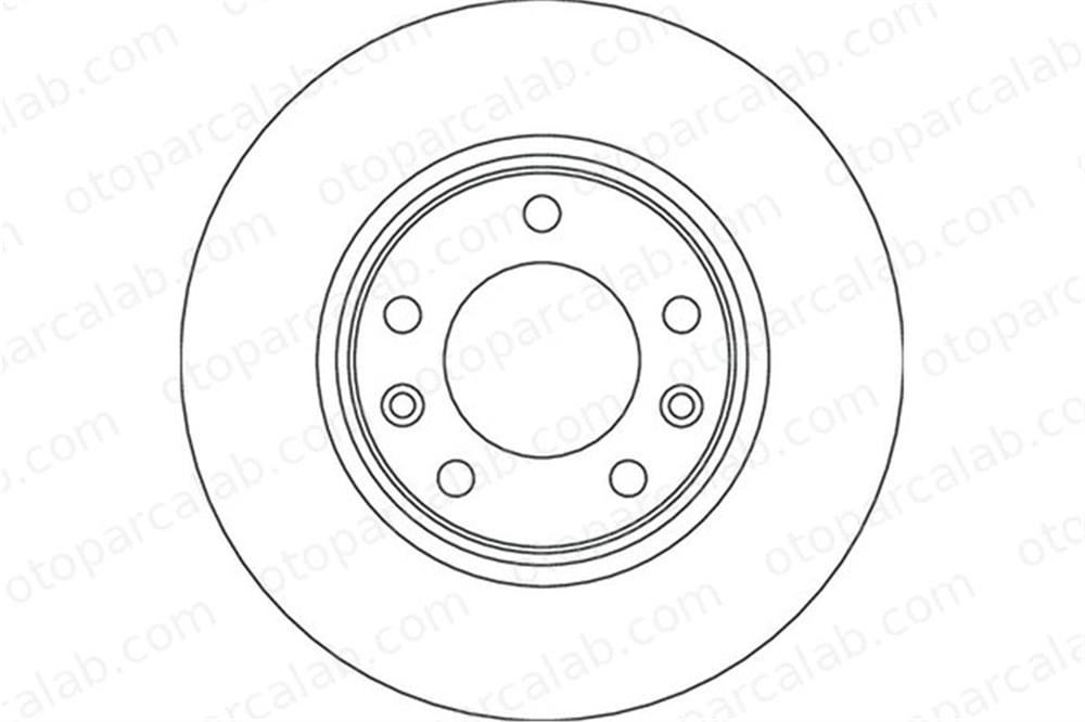 TRW DF6780 Fren Disk Ayna Arka Sağ ve Sol PEUGEOT 308 II CITROËN C4 PICASSO II 3642786 1609582880