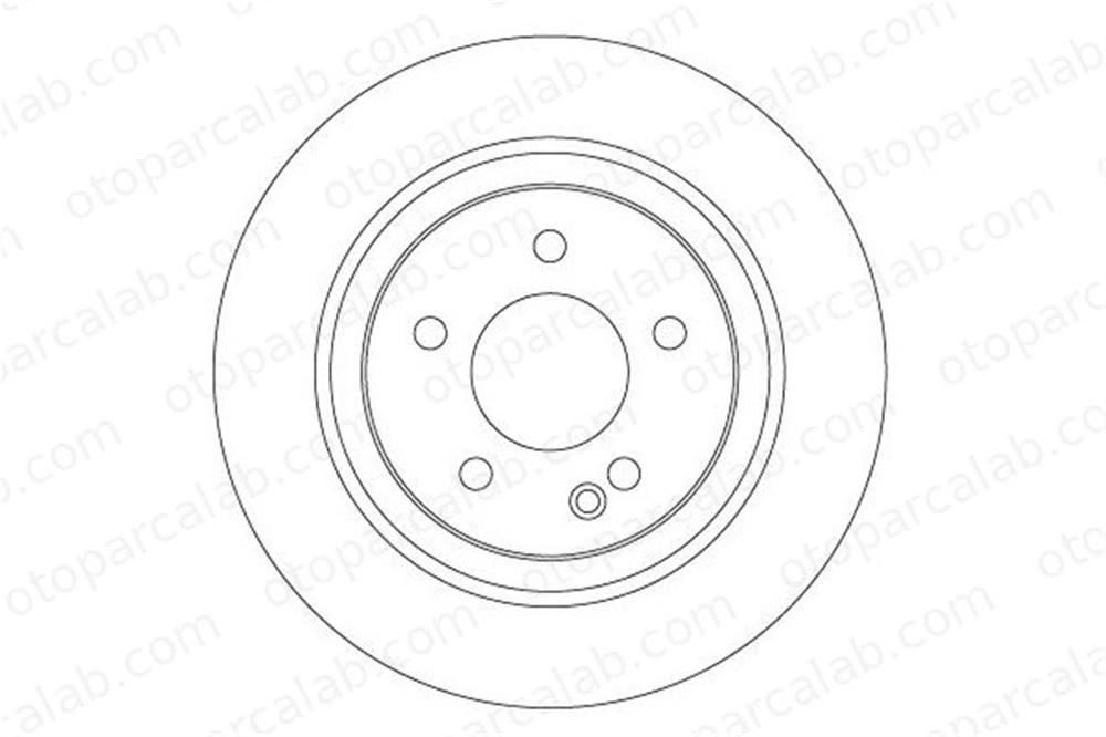 TRW DF6788S Fren Disk Ayna Arka Sağ ve Sol MERCEDES-BENZ VITO Mixto VITO Tourer A4474230412 4474230012