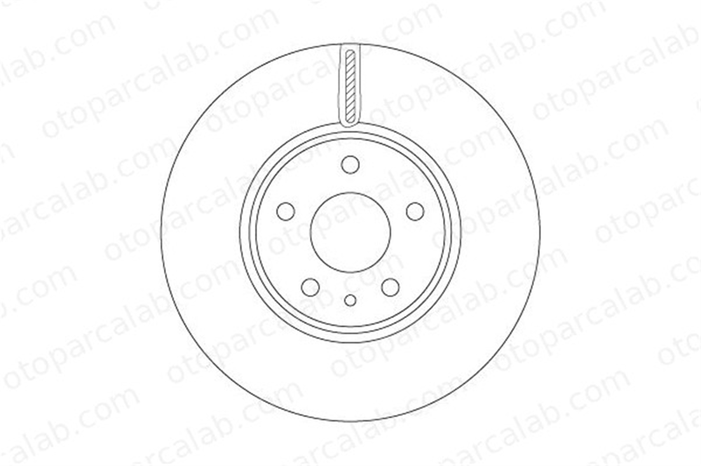 TRW DF6811 Fren Disk Ayna Ön Sağ ve Sol FORD MONDEO V Turnier MONDEO V Hatchback 2017128 2037502