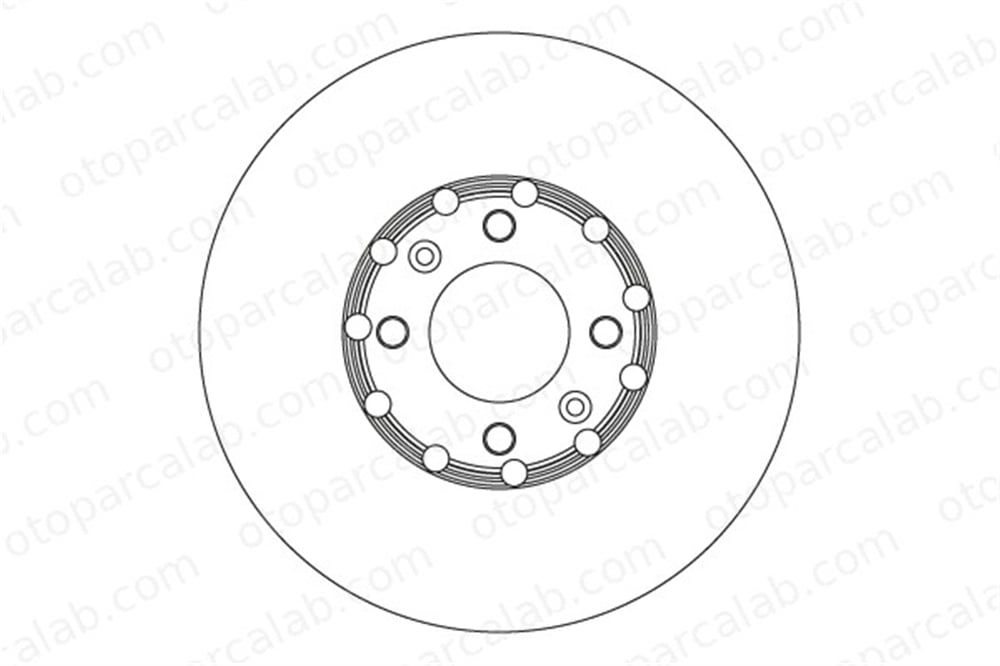 TRW DF6818 Fren Disk Ayna Arka Sağ ve Sol PEUGEOT 208 II DS DS 3 CROSSBACK 1643574180