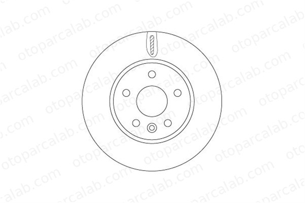 TRW DF6819 Fren Disk Ayna Ön Sağ ve Sol OPEL ASTRA K ASTRA K Sports Tourer 569069 569073