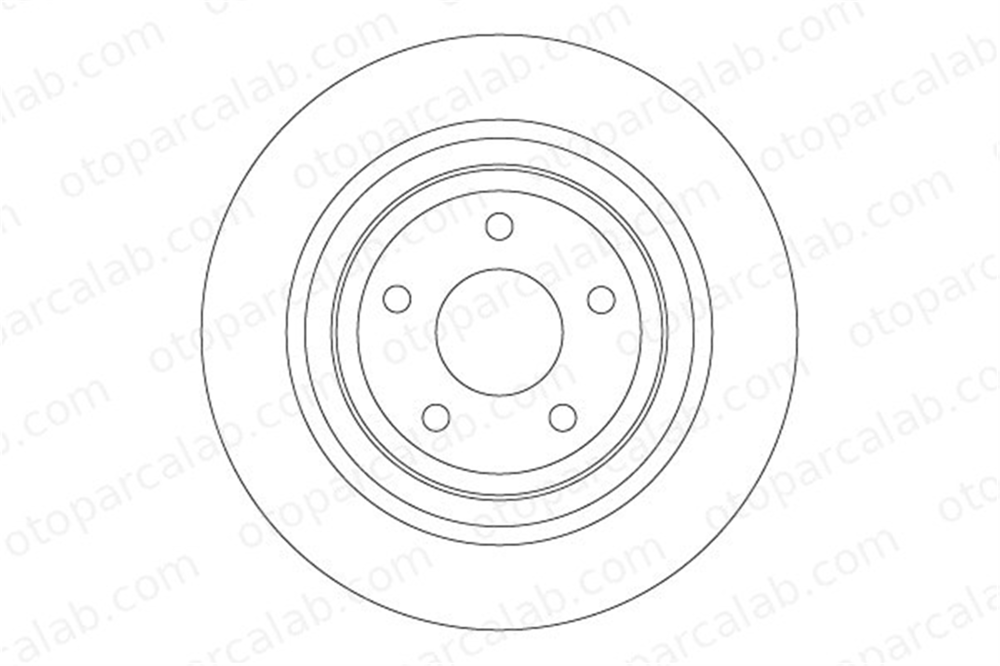 TRW DF6872 Fren Disk Ayna Arka Sağ ve Sol FORD FOCUS IV FOCUS IV Turnier 1936154 2210993
