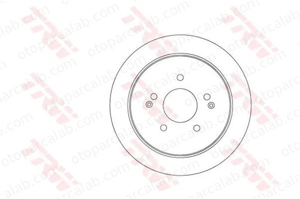 TRW DF6901 Fren Disk Ayna Arka Sağ ve Sol SSANGYONG KORANDO SSANGYONG4840134100 4840134101