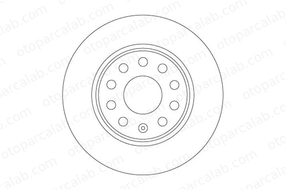 TRW DF6952 Fren Disk Ayna Arka Sağ ve Sol SEAT LEON LEON SC 5Q0615601B