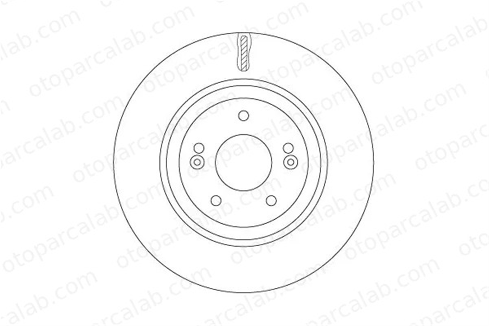 TRW DF7592 Fren Disk Ayna Ön Sağ ve Sol HYUNDAI TUCSON KIA SPORTAGE IV 517122T100 517122T000