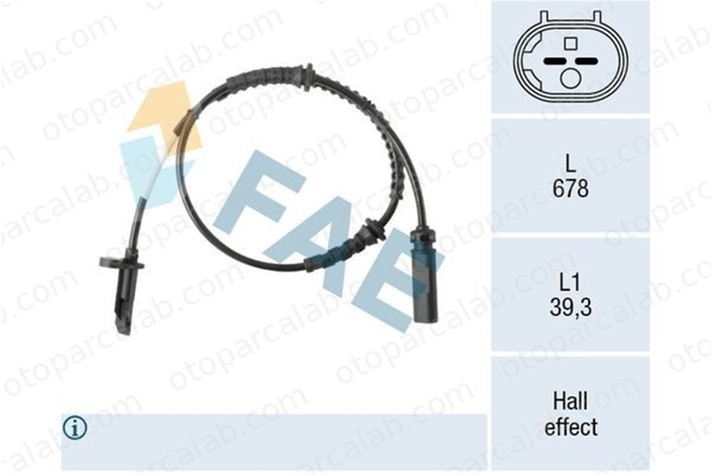TRW GBS2639 Abs Sensörü Ön Sağ veya Sol BMW 2 Active Tourer X2 34526850767 6850767
