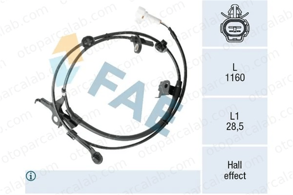 TRW GBS2729 Abs Sensörü Ön Sağ TOYOTA YARIS YARIS Kasa/eğik arka 895420D050