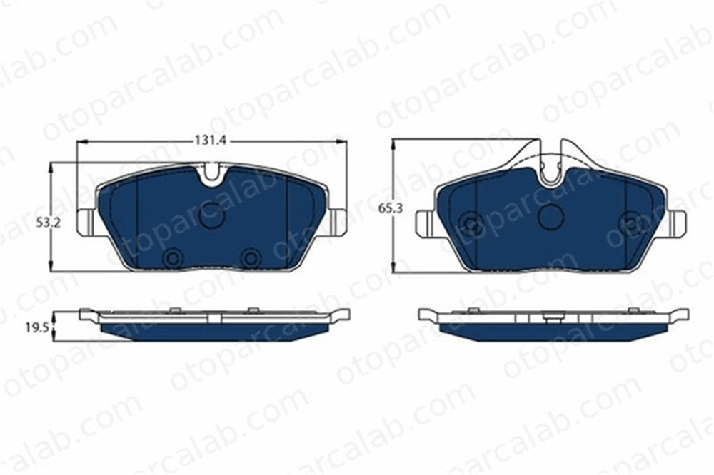TRW GDB2038BTE Fren Disk Balata Ön BMW i3 GDB2038BTE 34106884267