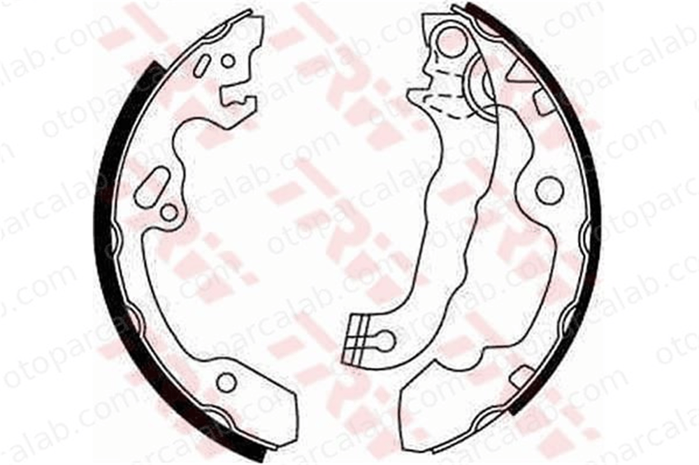 TRW GS8636 Fren Pabuçlu Balata Arka FORD FOCUS I FOCUS I Sedan 1087597 1075549