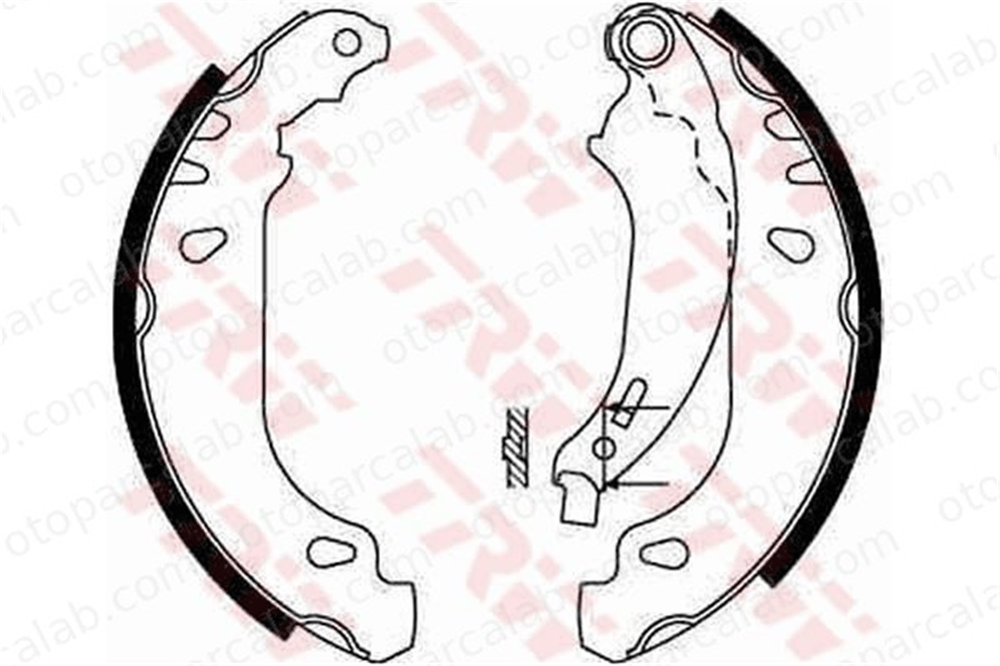 TRW GS8642 Fren Pabuçlu Balata Arka PEUGEOT 206 Hatchback 206+ 4241K5 4241N1