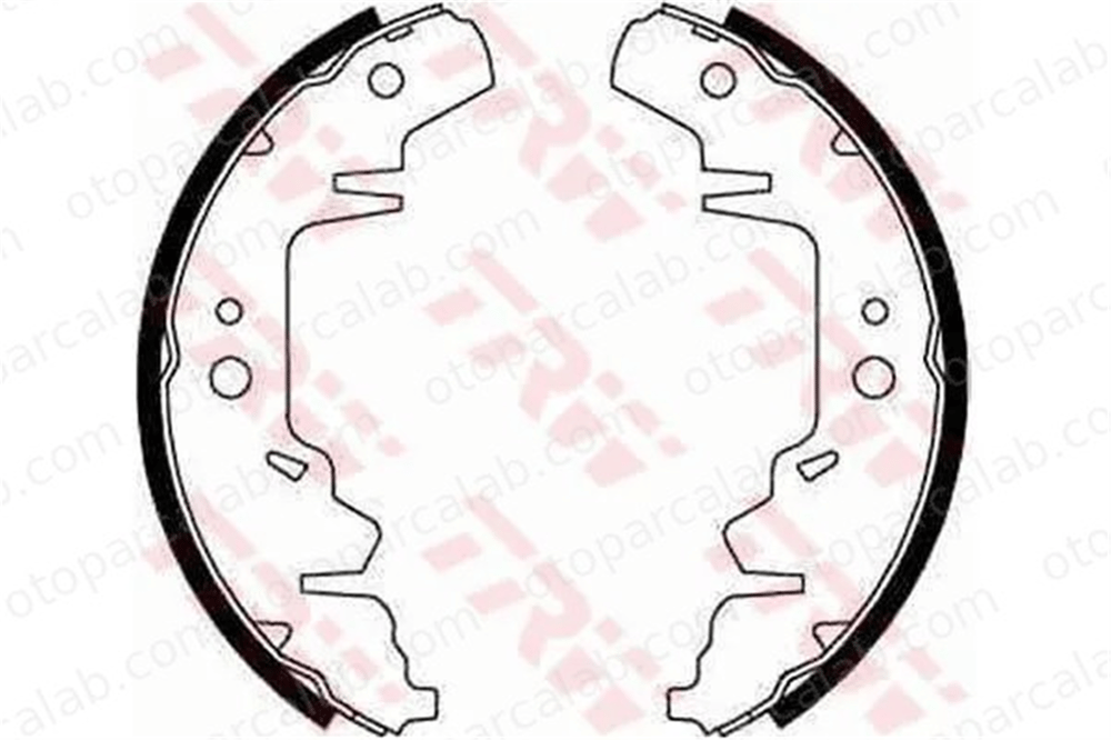 TRW GS8643 Fren Pabuçlu Balata Arka CHRYSLER VOYAGER / GRAND VOYAGER III DODGE CARAVAN 4797673 04797673