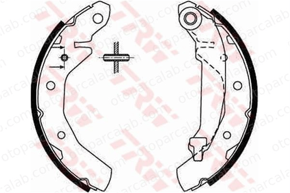 TRW GS8645 Fren Pabuçlu Balata Arka CHEVROLET MATIZ SPARK 96268686 96446177