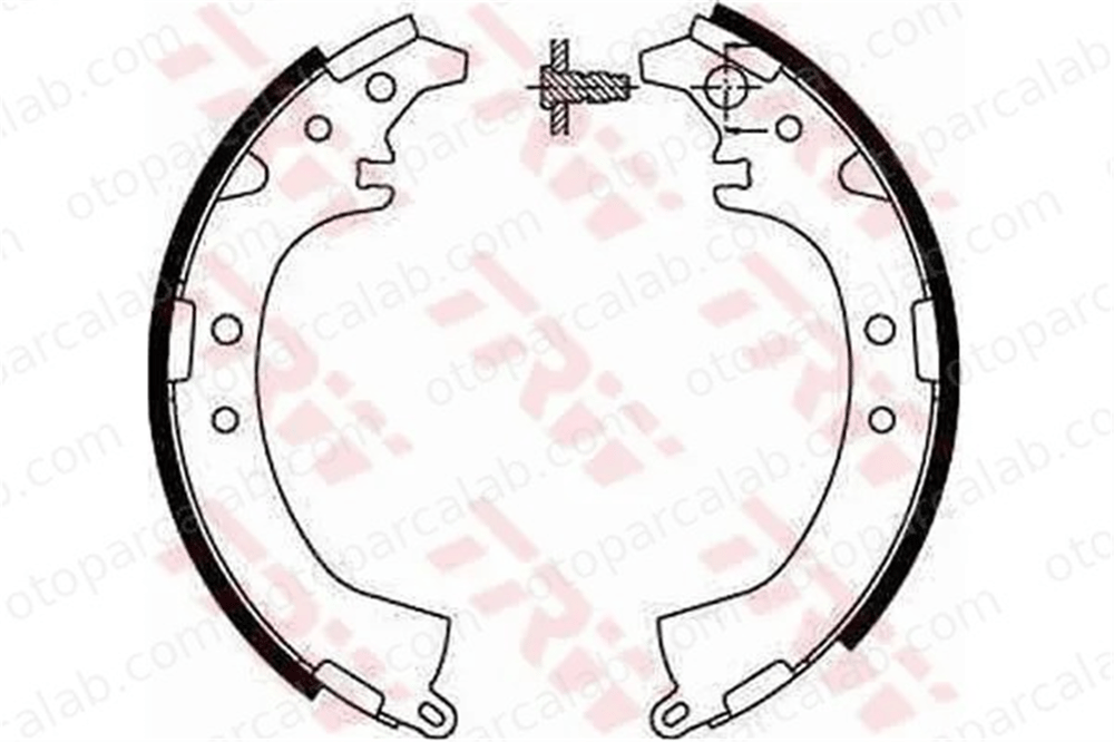 TRW GS8672 Fren Pabuçlu Balata Arka TOYOTA CAMRY RAV 4 II 449533010 0449533010