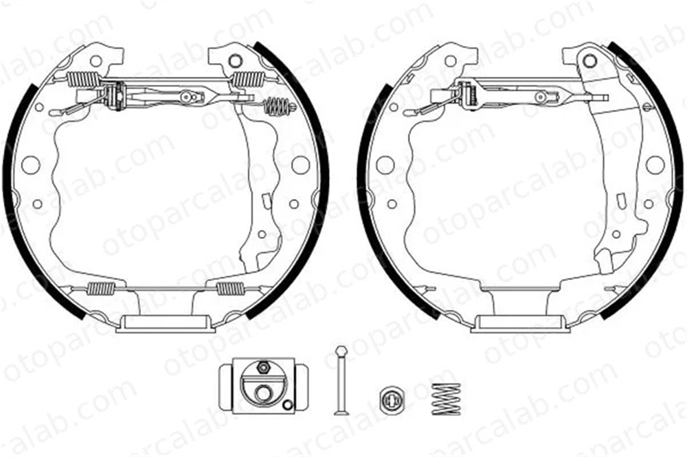 TRW GSK1082 Fren Pabuçlu Balata Arka RENAULT KANGOO / GRAND KANGOO II KANGOO Express 440209423R 6001549704