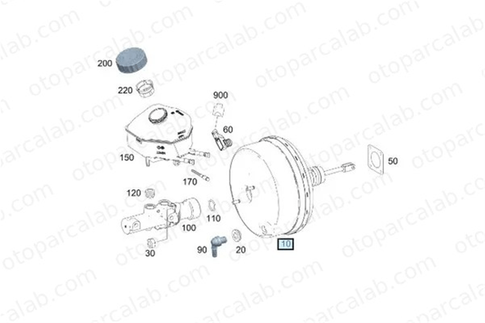 TRW PSA595 Westinghouse MERCEDES-BENZ SPRINTER 3,5-t Panelvan/Van SPRINTER 3,5-t Platform şasi A9104311000 9104311000