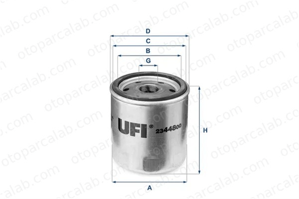 UFI 23.448.00 Yağ Filtresi FIAT UNO RITMO 4212109 7689285
