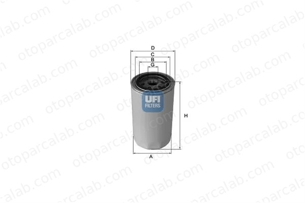 UFI 23.591.00 Yağ Filtresi VALTRA T SERIES MASSEY FERGUSON MF 3600 V836647133 6219784M1