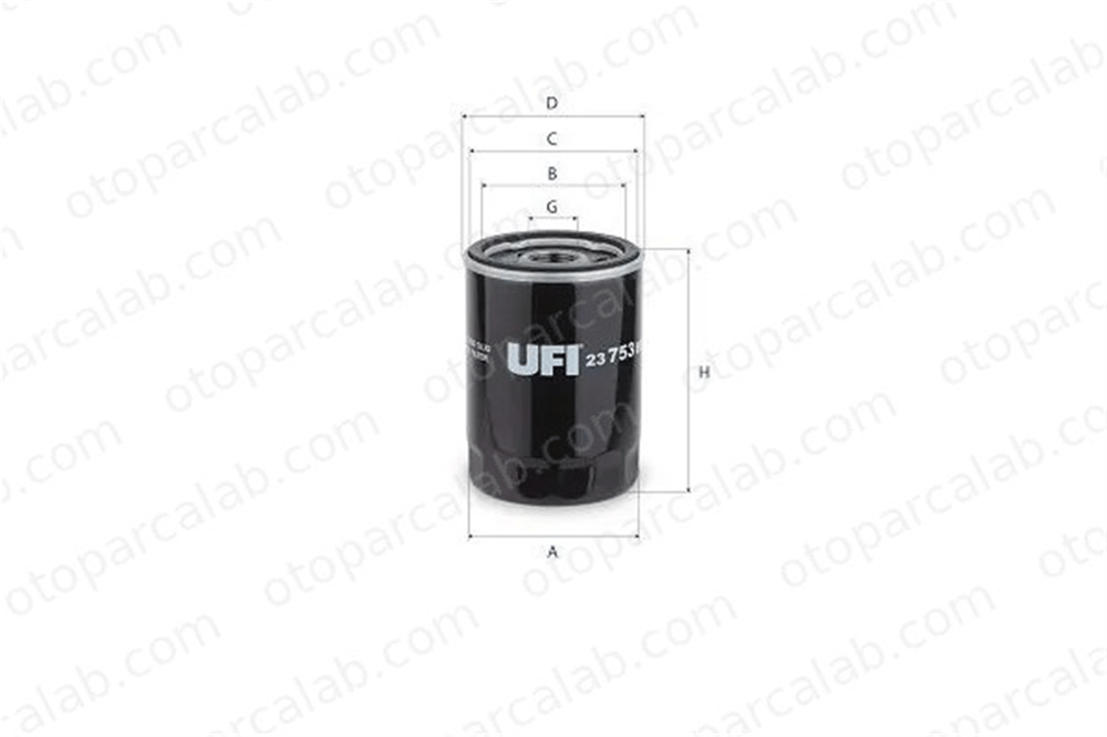 UFI 23.753.00 Yağ Filtresi CADILLAC ESCALADE CHEVROLET TAHOE 2375300 19210285