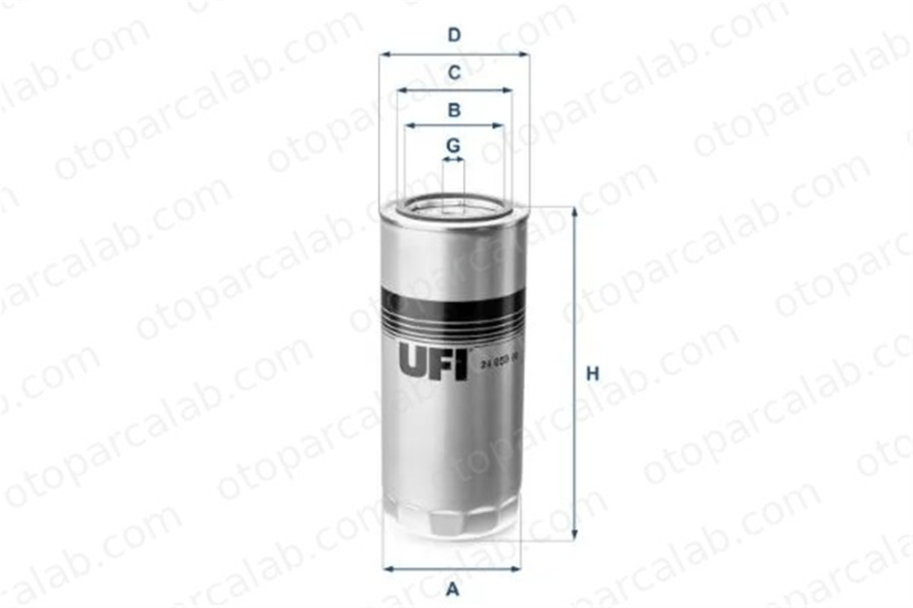 UFI 24.059.00 Yakıt Filtresi IVECO STRALIS II EUROCARGO V 2405900 1182534