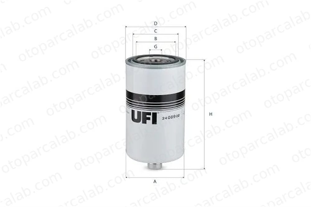 UFI 24.089.00 Yakıt Filtresi DAF XF II XD 2408900 1618993