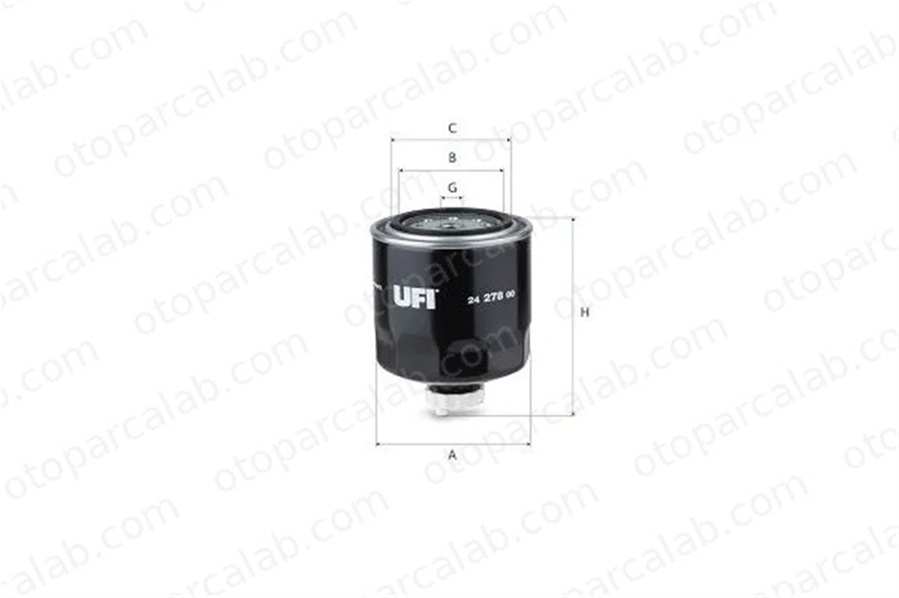 UFI 24.278.00 Yakıt Filtresi FIAT 90 NEW HOLLAND T6 2427800 47128205