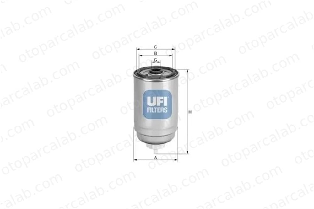 UFI 24.397.00 Yakıt Filtresi BMW 5 5 Touring 2439700 13322243653
