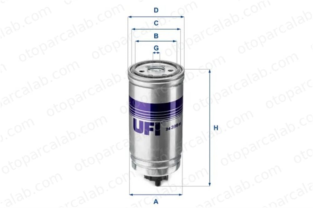 UFI 24.399.00 Yakıt Filtresi BMW 5 5 Touring 2439900 13322245006