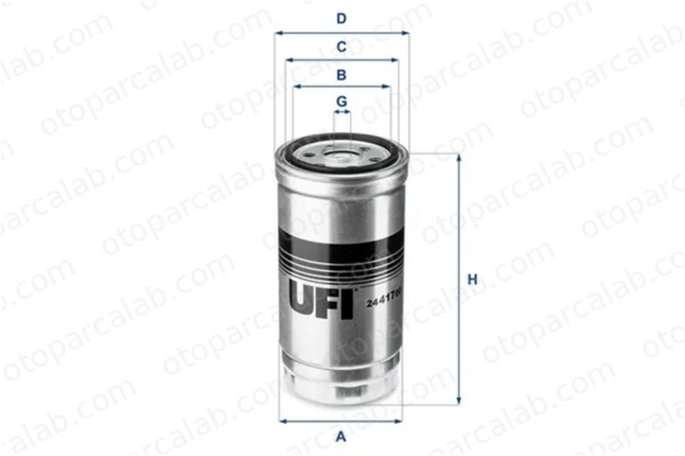 UFI 24.417.00 Yakıt Filtresi BMW 7 MG MG ZT 2441700 13322248279