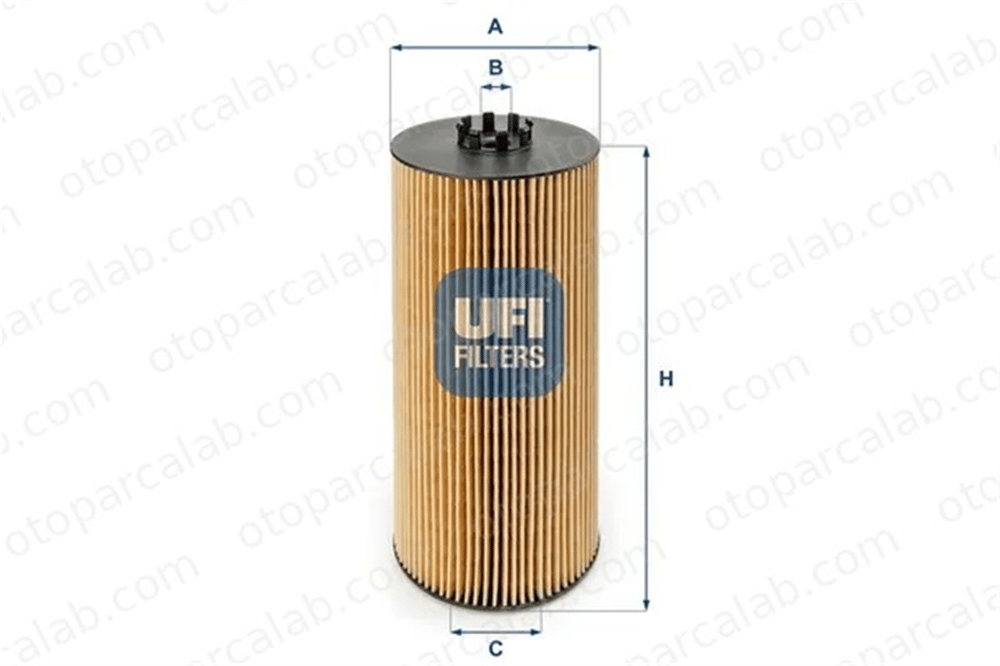 UFI 25.062.00 Yağ Filtresi MERCEDES-BENZ AROCS ACTROS MP4 / MP5 2506200 1420640